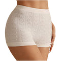 Women's Romantic Print Heart Pattern Mid-Rise Boyshorts Knitted Eco-Friendly Breathable Adult Underwear