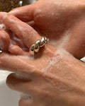 Fashion Twisted Open Ring Sterling Silver 925 Jewellery