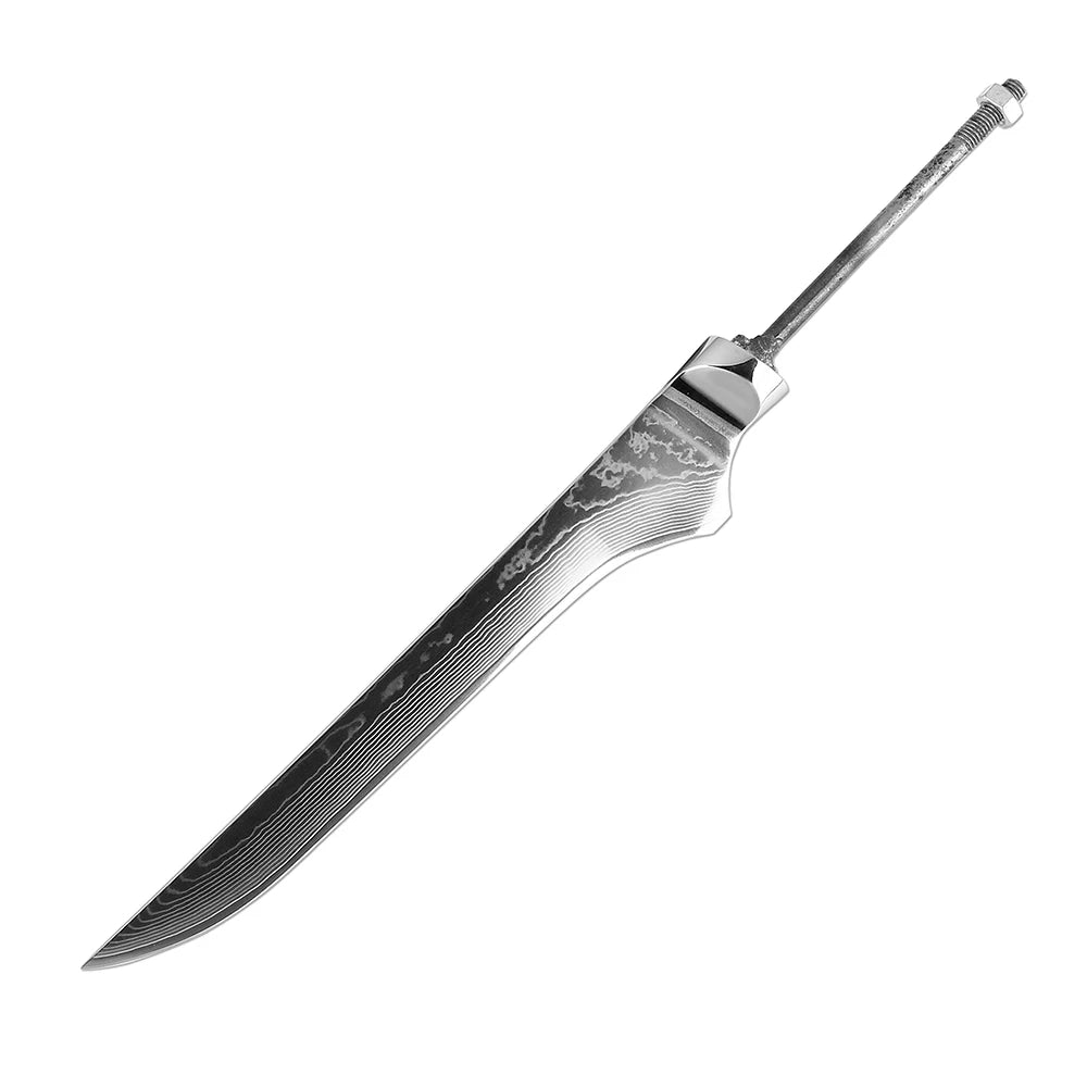 XITUO 6" Damascus Bone Cutter Blank Japan VG10 Damascus Steel Material DIY Handmade Forged Kitchen Chef Knife Tool Accessories