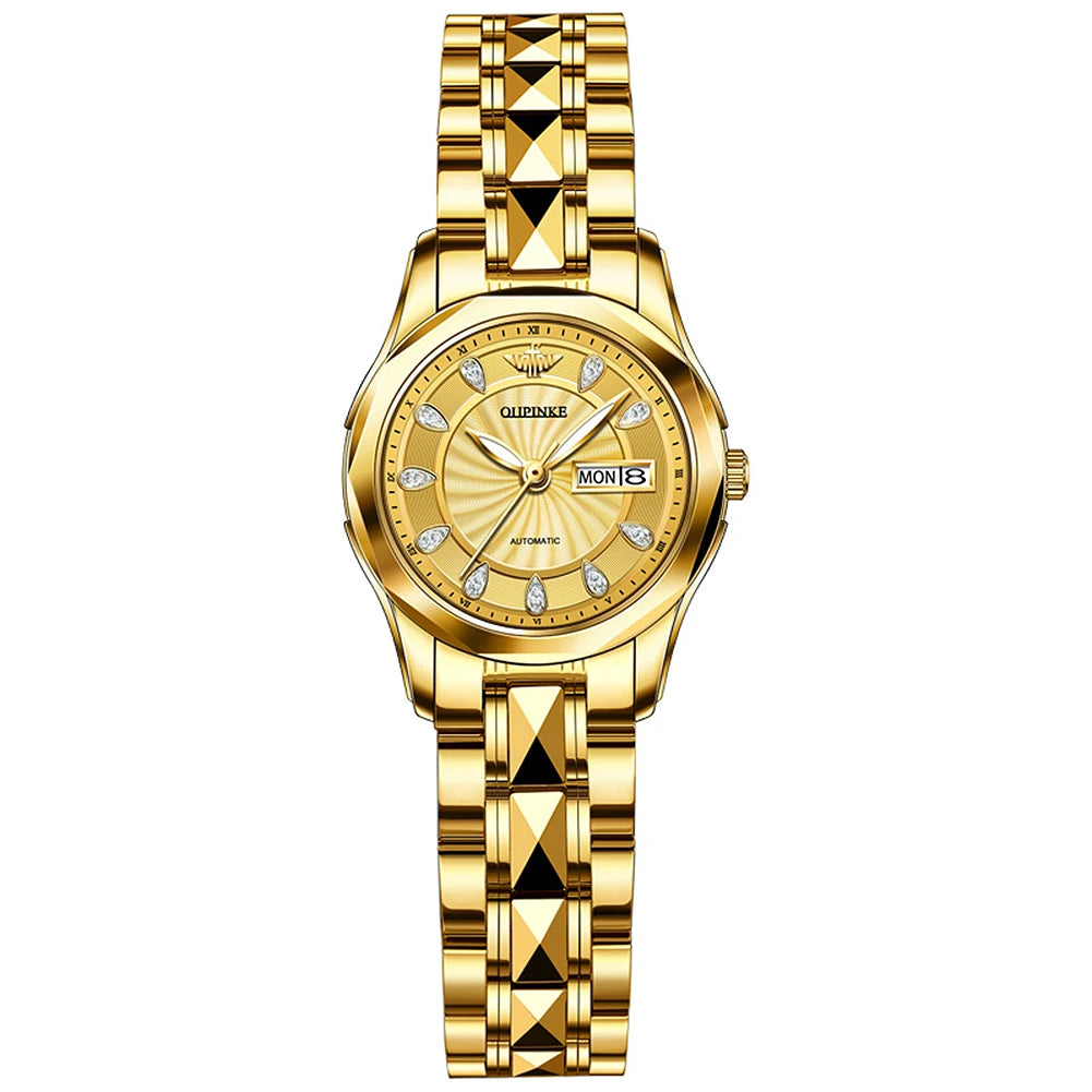 Oupinke 3172  OEM Waterproof Craftsmanship Quality Custom Mechanical Wrist Women Luxury Ladies Watches
