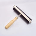 Cpatrick 15cm Width Rubber Brayer Roller with Wooden Handle
