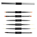Hot Products Nail Art Brushes Dual Ended Liner Brush for Nails Brush Set Art