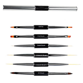 Hot Products Nail Art Brushes Dual Ended Liner Brush for Nails Brush Set Art