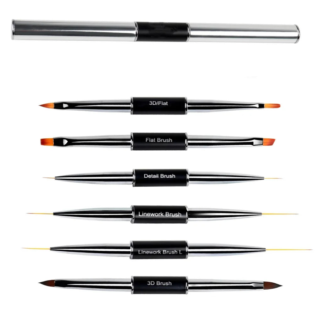 Hot Products Nail Art Brushes Dual Ended Liner Brush for Nails Brush Set Art