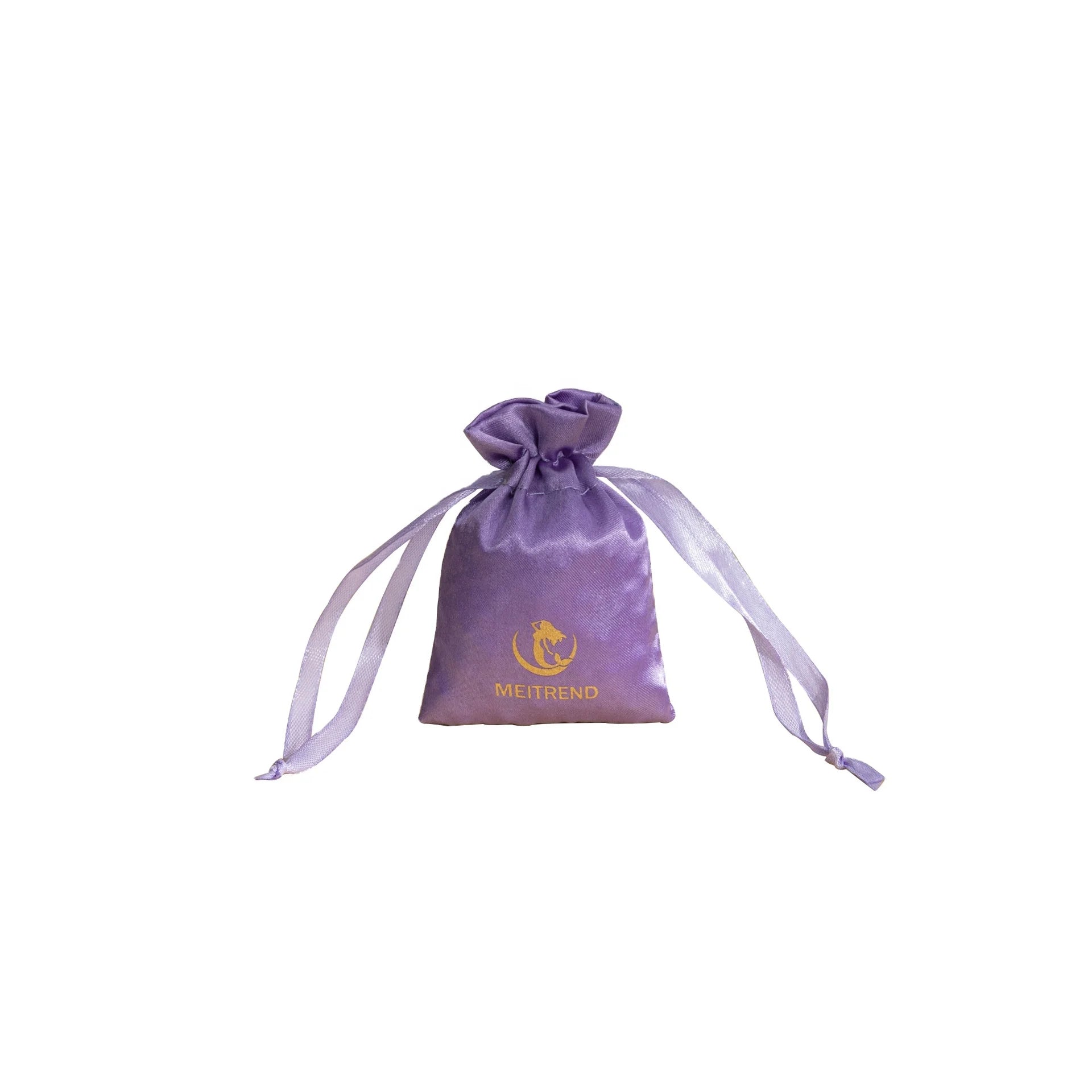 Mini Satin Bags Luxury Drawstring Bag Wholesale Jewelry Storage Gift Pouches Silk Pouch Custom Logo