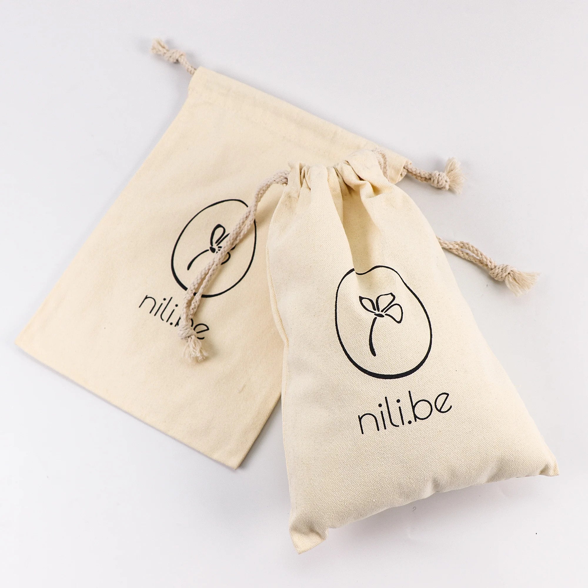 Up RUNNING Wholesale Small Muslin Gift String Bags Canvas Drawstring Bag with Custom Printed Logo