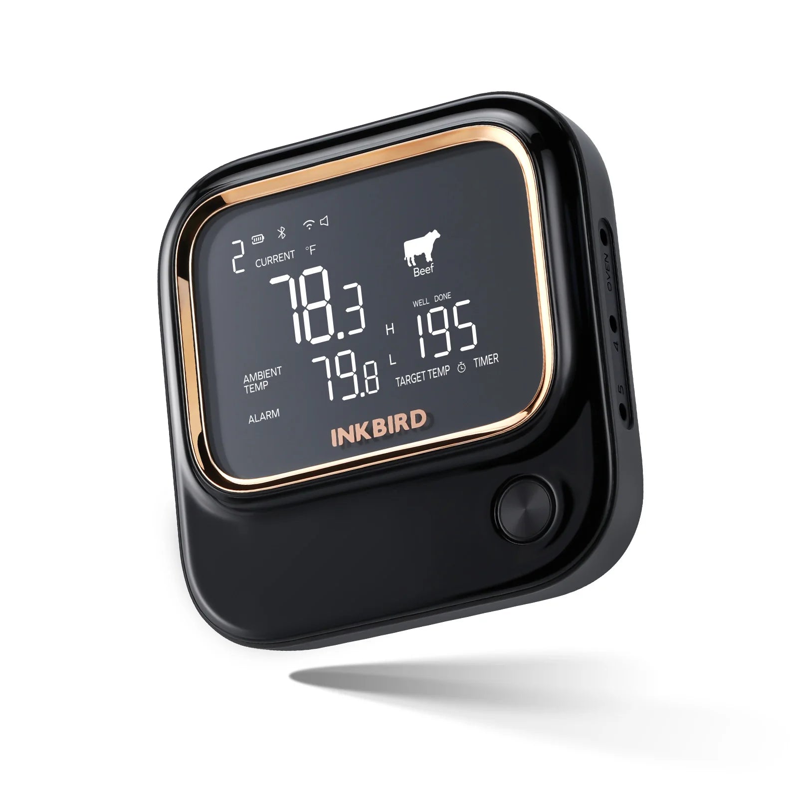 INKBIRD IBT-26S Digital Meat Thermometer with 6 Food-grade Probes APP Control USDA Meat Presets