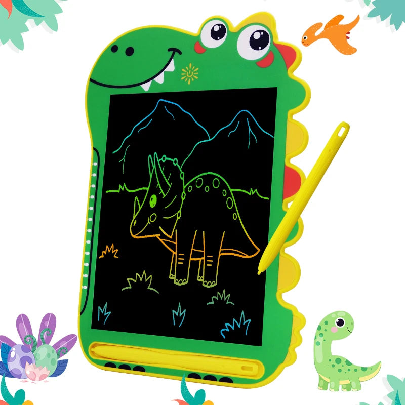 Cartoon Dinosaur Lcd Ardoise Electronique Writing Drawing Board Pad Magic Slate for Kids ipad Tablet