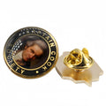 Commemorative 2D Souvenir Gift Plating Metal Event Badges With Rubber Metal Clutch for Travel and Tourism