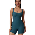 PASUXI Custom Logo Women's Summer Yoga Jumpsuit Sleeveless Backless High Cut Leg - Quick-Dry Gym Yoga Activewear