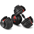 Factory Wholesale Steel Gym Fitness Equipment 5kg 20kg 40kg Free Weight Adjustable Dumbbell Group Strength Training Black MegaBDM