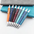 Custom Branded 1.0mm Orange Rubber Coated Ballpoint Pen for Hotel Pen Promotion Gift Giving Features Custom Logo Cheap Option