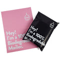 Black Pink Blue Self Adhesive 4 Mil Thick Poly Shipping Mailing Bags for Shoes & Socks