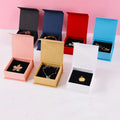 Custom Paper Cardboard Jewelry Packaging Box Gift Boxes Necklace Earring Bracelet Ring White Magnetic Jewelry Box