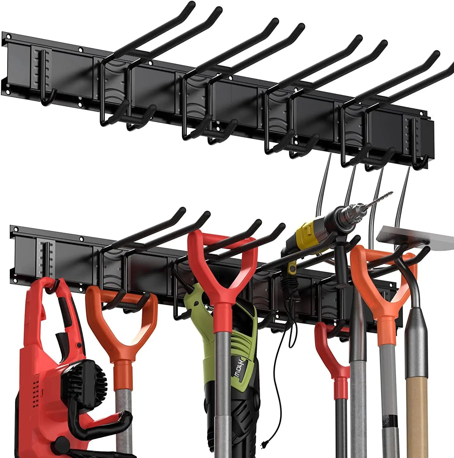 Heavy Duty Metal Solid Pattern Garage Storage Hook Bicycle Garden Tools Wall-Mounted Made China Drilled Installation