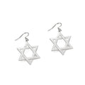 Star of David Dangle Earrings for Women Girls Hexagram Vintage Earrings Gold Color Stainless Steel Israel Jewish Jewelry