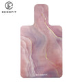 Foldable Portable Machine Washable Pink Marble Design Custom Non-slip Cover Rubber Suede Balance Body Pilates Reformer Mat