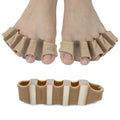 Direct Sales 5 Loop Gel Fiber Bunion Corrector Gel Toe Separators and Straightener Pain Relief for Hallux Valgus Toe Alignment