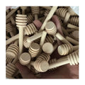 100Pcs 80mm Handle Mini Wooden Honey Stick Wood Honey Spoon Mixing Sticks Dipper Stirring Stick Jar Coffee Milk Tea Kitchen Tool