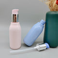 Customized Logo 100ml Pink PET Bottle Lotion Pump Sprayer Serum Shampoo Facial Skin Care Cosmetics Luxury Face Cream Face Mask