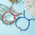 Go2boho 3Pcs Martis Jewelry Sets Classic Handmade Chains Tassel Design Turkish Evil Eye Bracelets for Women Gifts