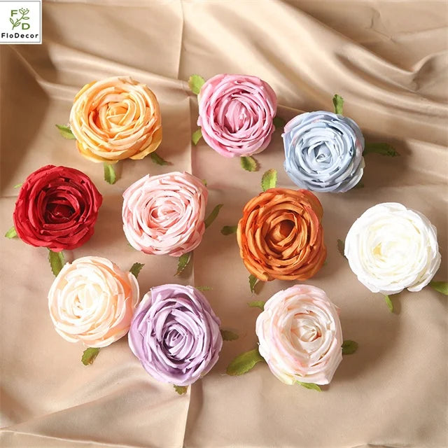 Cheap DIY Artificial Silk Flowers Rose Panel and Wall for Christmas Wedding Table & Centerpiece Decorations