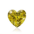 VOAINO VS1 1.03ct Heart Cut Loose Fancy Colour HPHT CVD Yellow Synthetic Lab Grown Diamond With IGI Certificate