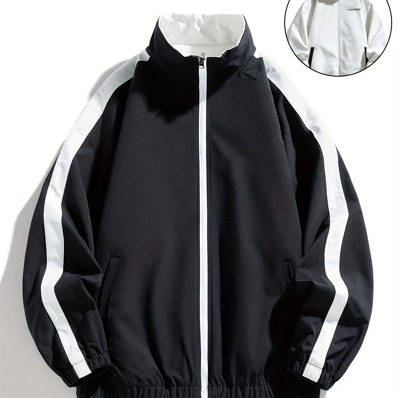 Factory Custom Contrast Color Windbreak Tracksuits Jacket and Pants for Man