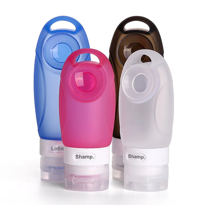 Refillable Travel Size Shampoo Lotion Bottle Silicone Travel Bottles for Toiletries Tsa Approved