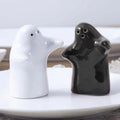 Couple Kitchen Flavor Utensils Ceramic Seasoning Jar logo Bottle Creative Cartoon Villain Cumin Salt Pepper Jar Shaker