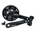 JIANKUN Ultra-light Hollow AL7050-T6 MTB Crankset with BCD104mm Crank & 24-32-42T Chainwheel 170mm IXF