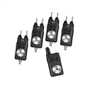 China Manufactory Other Memory Function Hot-selling Wireless Fishing Bite Alarm Black 4+1 Set