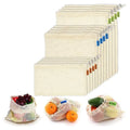 Cotton Mesh Reusable Produce Bags Recyclable Packaging Machine Washable Durable Fruit/vegetable Mesh Net Bag