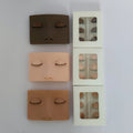 Light Weight Silicone Face Mannequin for Lash Extension Training Mannequin Head With Layered Lashes