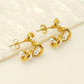 Elegant Women Jewelry Pearls Stainless Steel Stud Earring Creative Fashion Romantic Sweet Pearl Earrings Jewelry