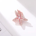 SongMay Chic Designer Hair Claw Clips Sweet Ins Starfish Diamonds Fashionable Environmental Friendly European American Hair