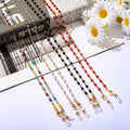 Fashion Crystal Beads DIY Chain Accessories for Face Masking Sunglasses Necklace Strap Chains