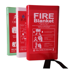 Fiberglass Fire Blanket Roll-550 Fire Resistant Red Color Customizable Sizes Hard Box Packaging