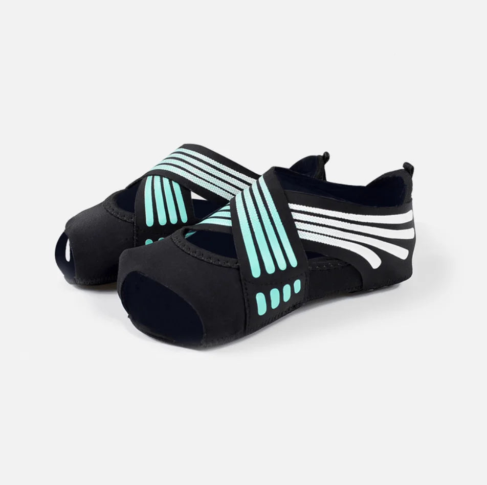 Hot Selling Non-slip Toeless Half Toe Sticky Grip Barre Sock Adult Yoga Shoes Dance Shoes
