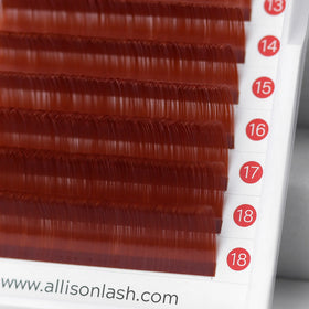 Allison Eyelashes for Extension Color Colored Individual Eyelash Extensions Colorlash Extensions