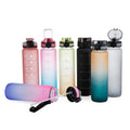 Trend New Product 32 oz Portable Sport Plastic Drinking Water Bottle with Motivational Time Marker