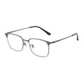 Business Classic Square Titanium Metal Glasses Frame Optical Glasses for Diamond Face Shape for Reading