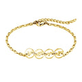 Trendy Letter Charms Fashion Women's Bracelet Stylish Fashion Bangles