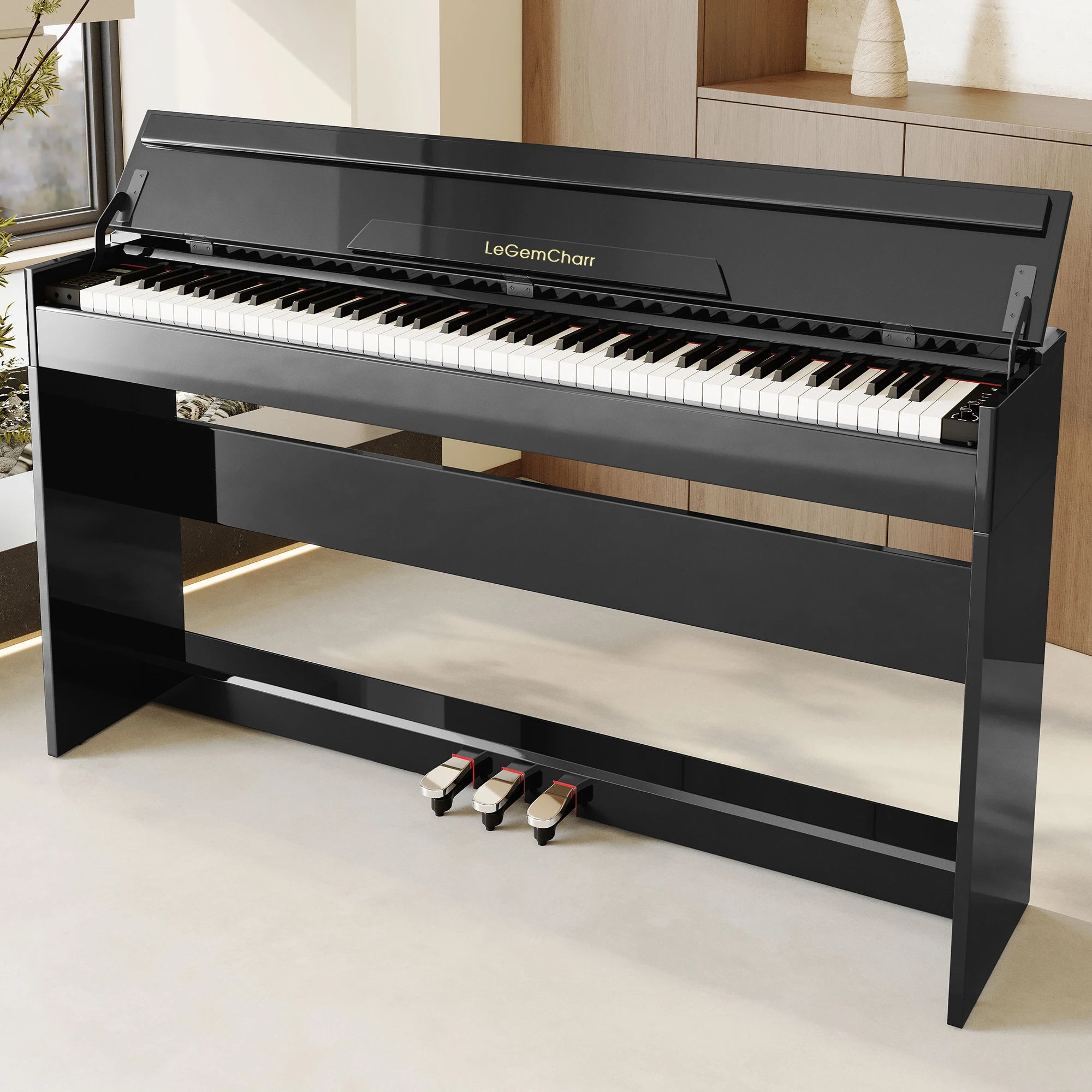 LeGemCharr Digital Piano 88 Weighted Keys Electric Piano Price Controller Keyboard Piano Keyboard Electronic Organ