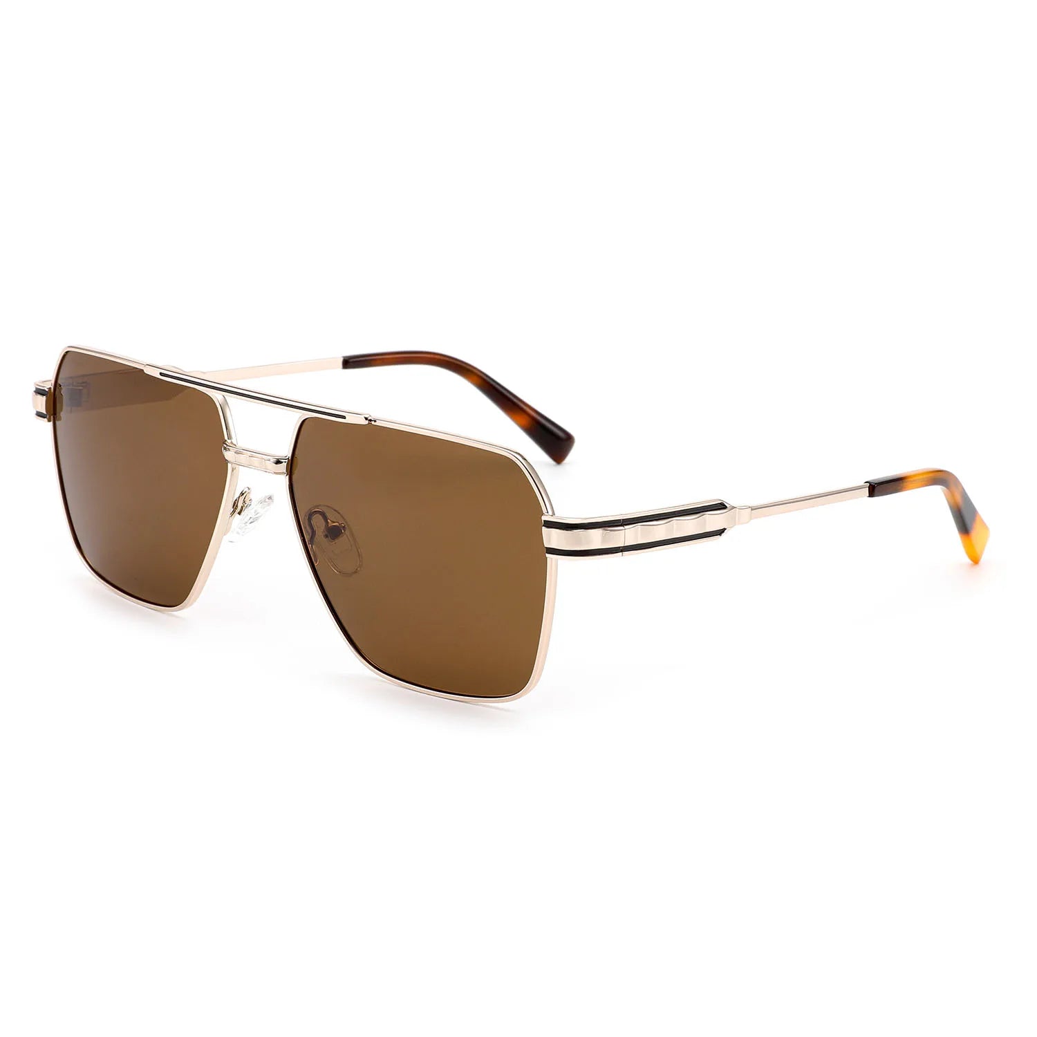 MB1533 Fashion Wholesale Custom Polarized Metal Eyewear Vintage Sunglasses for Men