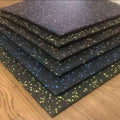 Home Gym Mat Non-Slip Rubber Flooring Tiles SBR and EPDM  Rubber Mats Rubber Gym Floor Tiles
