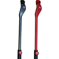 RTS Quick Release Adjustable Portable Bike Foot Support-Black/Red Compatible with MTB/Road/Foldable Bikes Cycle Zone