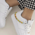 New Designed Chains for Shoes Creative Face Clay Beads Anklet Shoe Decorations