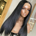 Brazilian Remy Human Hair 180% Density Long Closure Wigs 4x4 5x5 Transparent HD for Lace