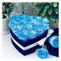 Wholesale 2025 Forever Rose Heart Box Custom Natural Preserved Eternal Rosas Immortal Mother's Day Gift for Valentine's Day